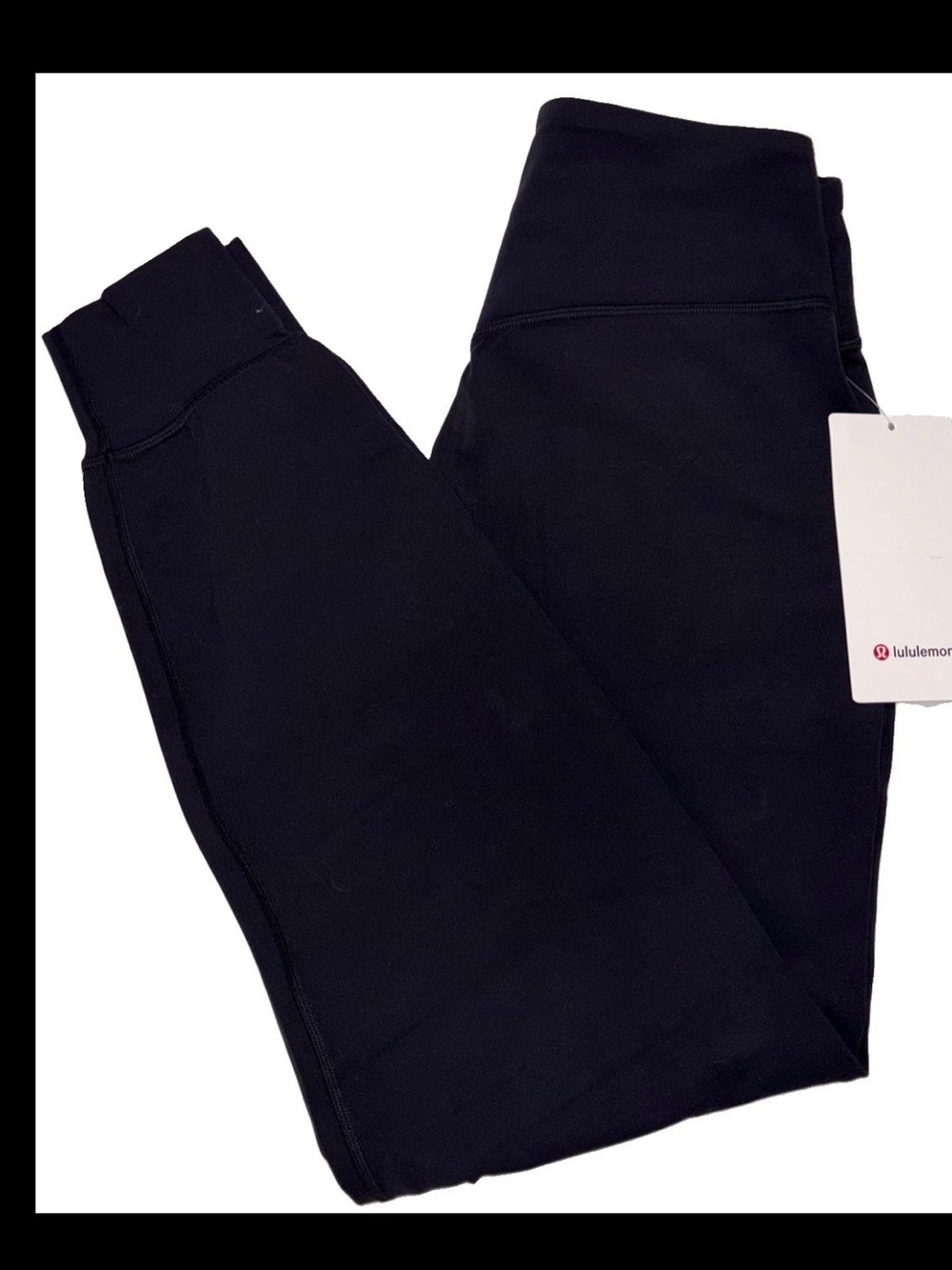 NWT•LULULEMON•SIZE 8•SIZE 8•ALIGN HIGH RISE JOGGER• AUTHENTIC•POCKETS• BLACK•